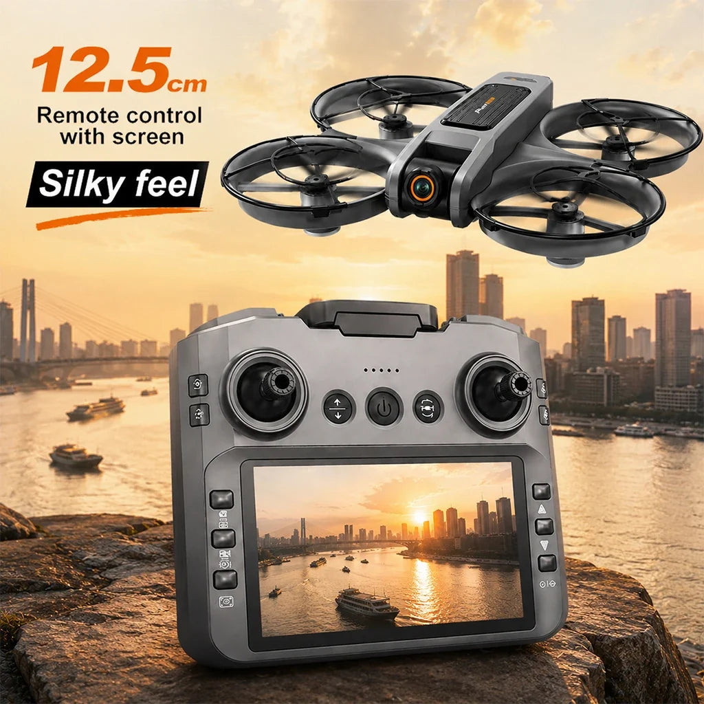RC Drone with Camera – Stable Hover, Brushless, Wind Resistant