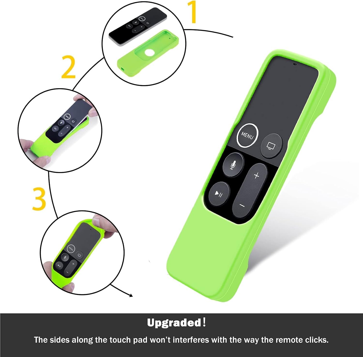 Case Compatible with Apple TV 4K 4Th Gen Remote Light Weight Case Com