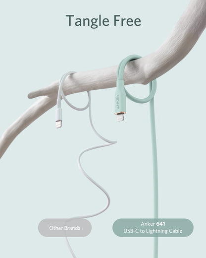 Anker <b>641</b> USB-C to Lightning Cable (Flow, Silicone)