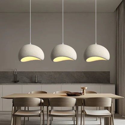 Nordic Wabi Sabi Ceiling Chandelier Modern Dining Table Pendant Lights E27 Home Decor Bedroom Living Room Loft Bar Hanging Lamps