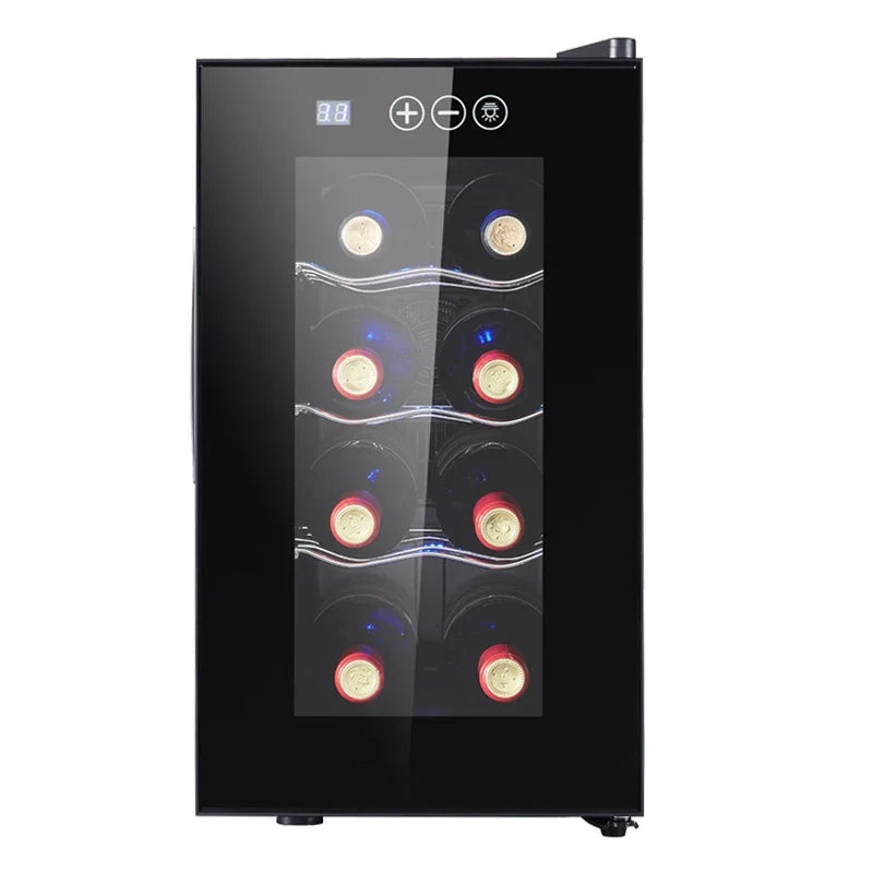8/12-Bottle Wine Cooler | Compact Peltier-Type Countertop Wine Cooler | Smart Temperature Control | Quiet Operation(Customized)