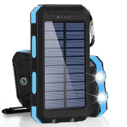 Solar Power Bank 8000mAh with LED Light – Flight Safe