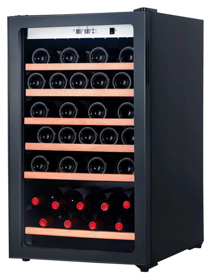 Airo ODM JG32B  Single Zone Glass-Front Elite Wine Cooler Touch-Controlled Thermoelectric Freestanding Wine Cooler