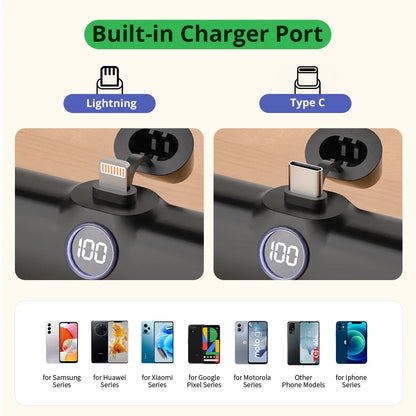 5000mAh Mini Power Bank with LED Display – Fast Charge