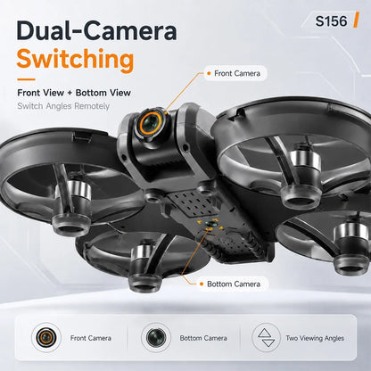 RC Drone with Camera – Stable Hover, Brushless, Wind Resistant